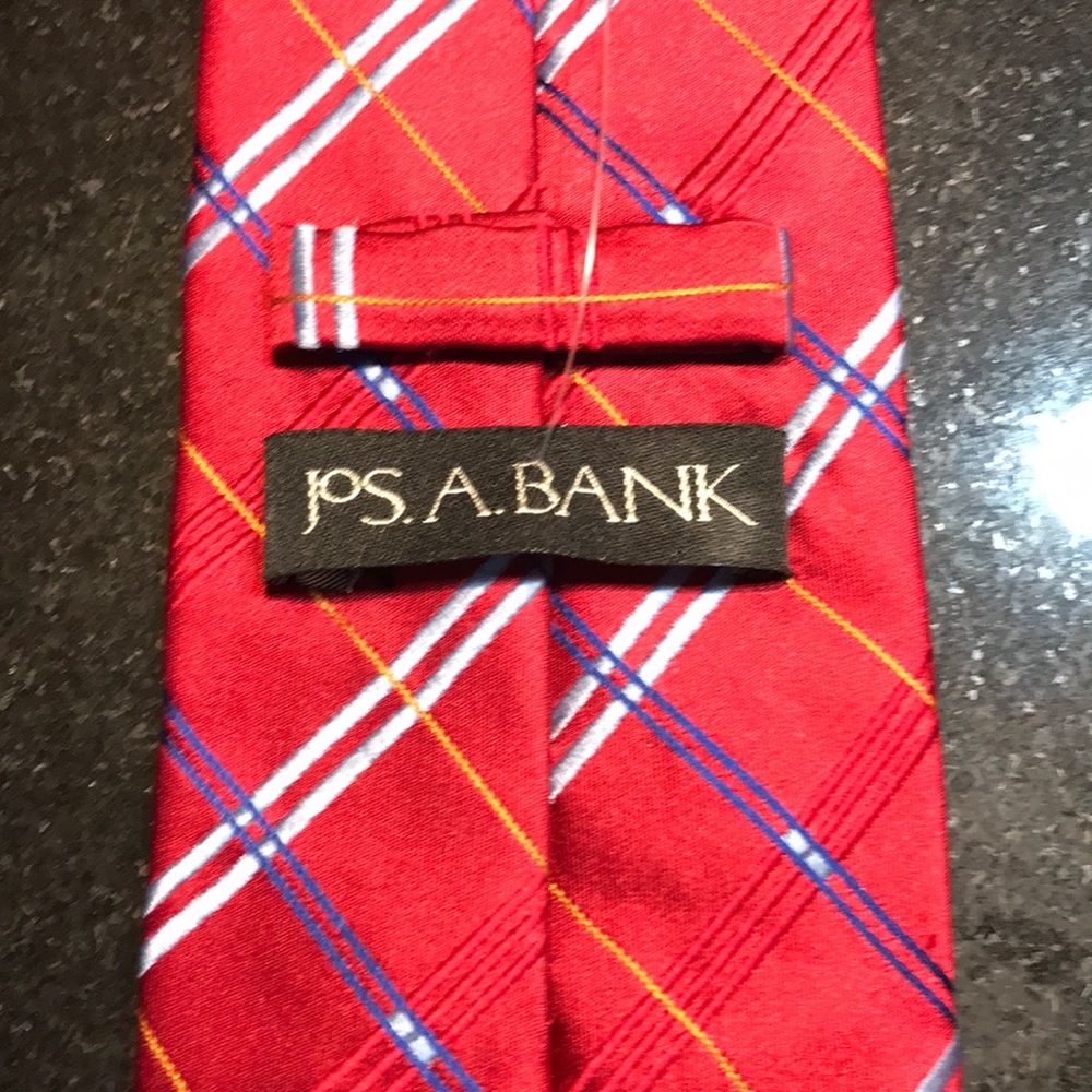 JoS A Bank men’s tie - red and blue color
